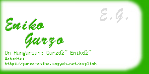 eniko gurzo business card